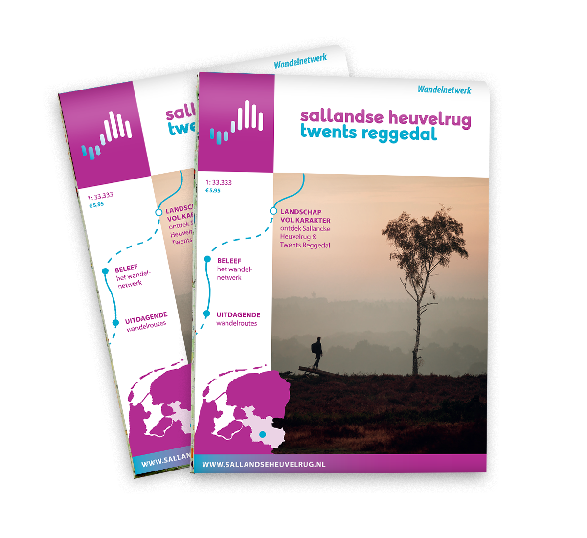 Wandelkaart Sallandse Heuvelrug & Twents Reggedal