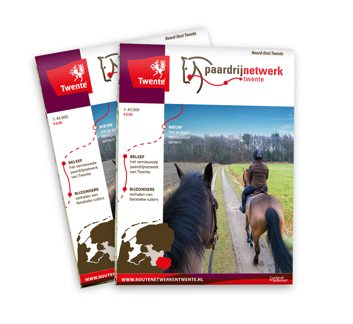 Paardrijkaart Noord-Oost Twente