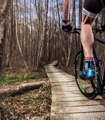 Samenwerken en mountainbiken