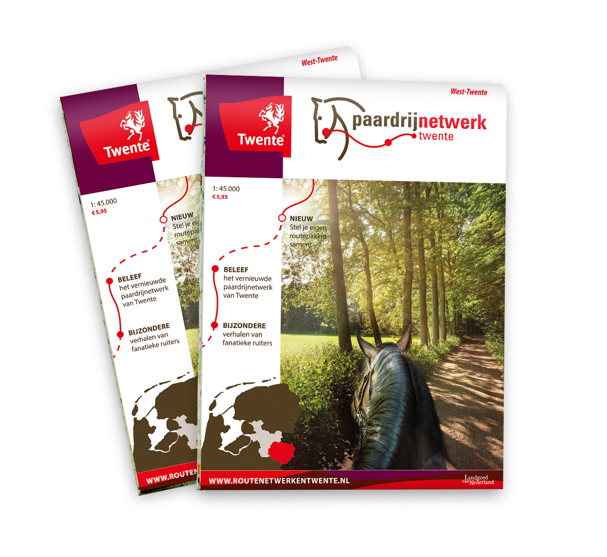 Paardrijkaart West-Twente