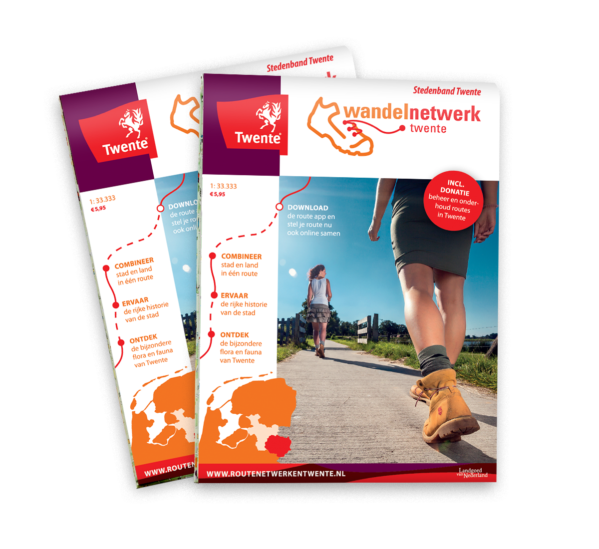 Wandelkaart Stedenband